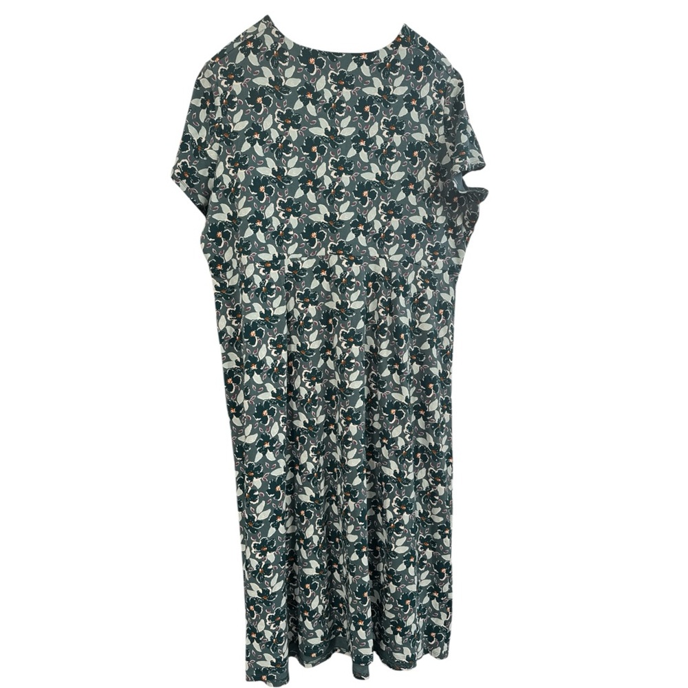 Seasalt Cornwall Seed Packet Floral Green Dress NWT US 20 - Picture 4 of 4